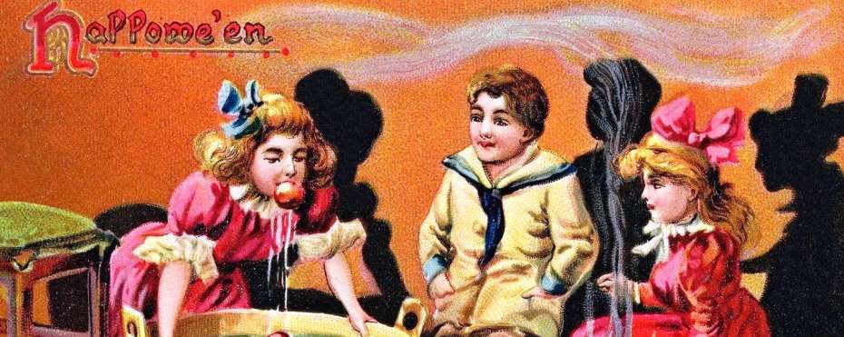 Halloween a hry s jablky