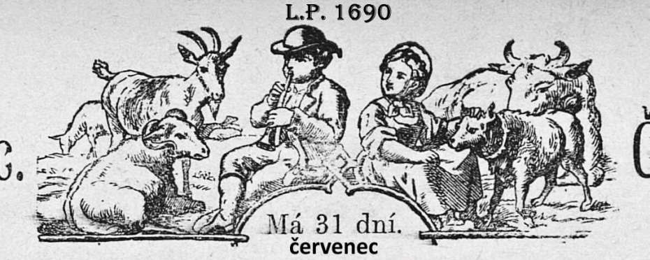 Rady na červenec z roku 1690