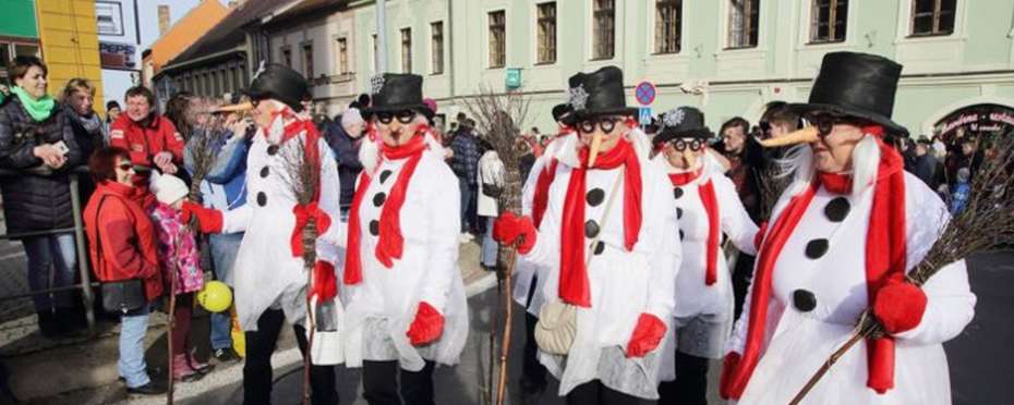 Masopustní obchůzky na Milevsku, Bakus a maškara Spravedlnost, historie