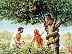 Adam a Eva, legenda o vyhnání z ráje