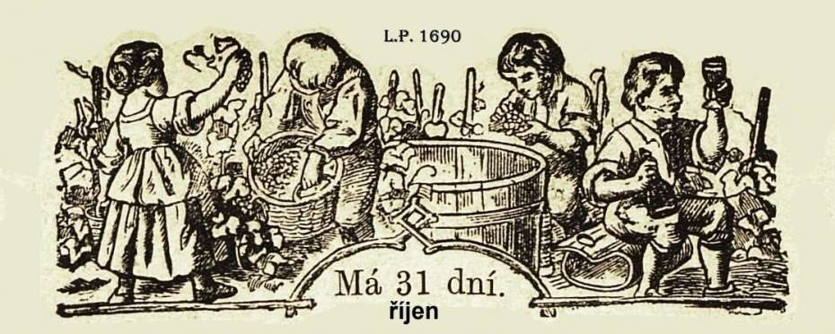 Rady na říjen z roku 1690