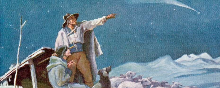 Betlémská hvězda, legenda a její zobrazování