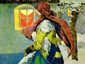 74_A. Frolka, Novoroční motiv (Děvče z Ratíškovic), 1910.jpg