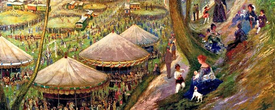 Lidové jarní slavnosti řemeslníků - Fidlovačka, odehrávala se ve středu po velikonocích