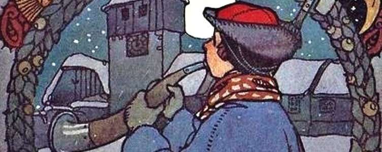 Vítání Nového roku zpěvem hlásného