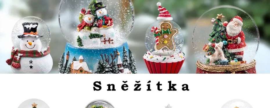 O skleněné kouli, ve které sněží