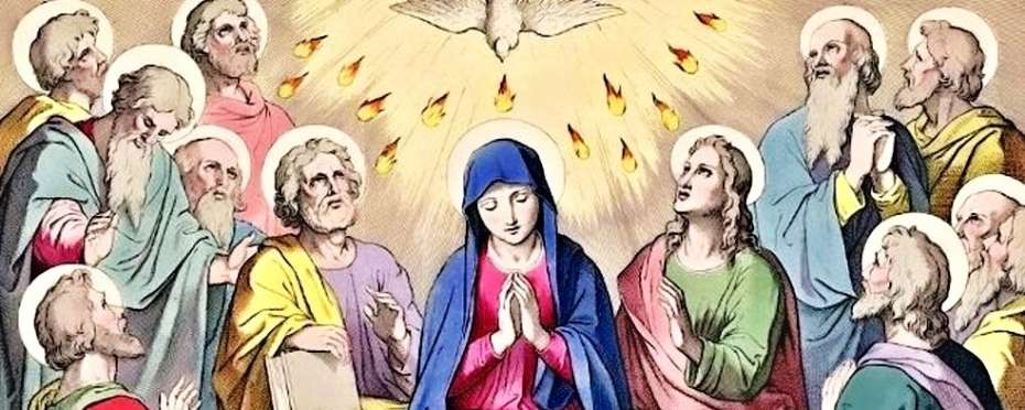 Seslání Ducha svatého, legenda