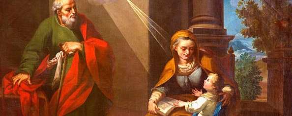 Svatý Jáchym a svatá Anna, legenda