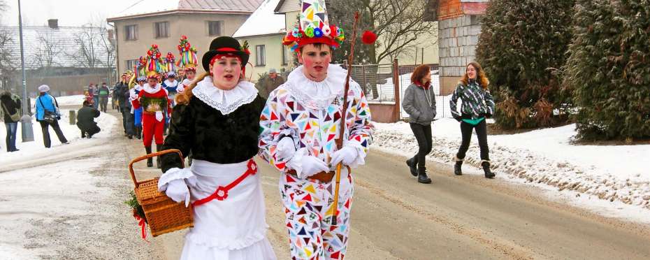 Masopustní maska - Laufr, Strakáč, Strakatý